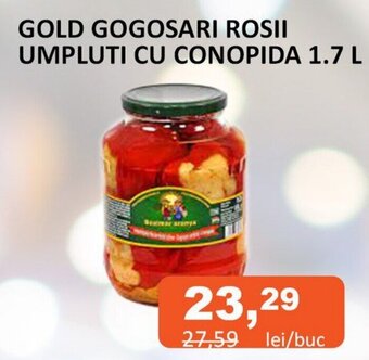 Unicarm GOLD GOGOSARI ROSII UMPLUTI CU CONOPIDA 1.7 L Ofertă