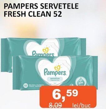 Unicarm PAMPERS SERVETELE FRESH CLEAN 52 Ofertă