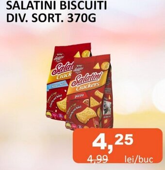 Unicarm SALATINI BISCUITI DIV. SORT. 370G Ofertă