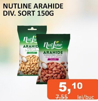 NUTLINE ARAHIDE DIV. SORT 150G