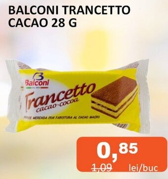 Unicarm BALCONI TRANCETTO CACAO 28 G Ofertă
