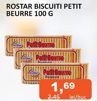 Unicarm ROSTAR BISCUITI PETIT BEURRE 100 G Ofertă