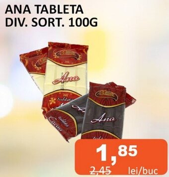 ANA TABLETA DIV. SORT. 100G