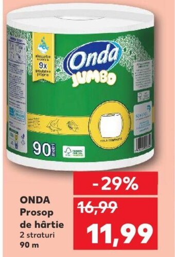 Kaufland ONDA Prosop de hârtie Ofertă