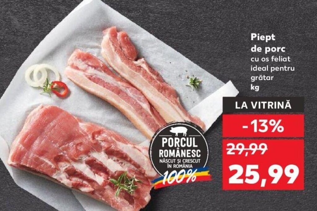 Kaufland Piept de porc Ofertă