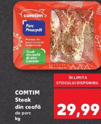 Kaufland COMTIM Steak din ceafă Ofertă