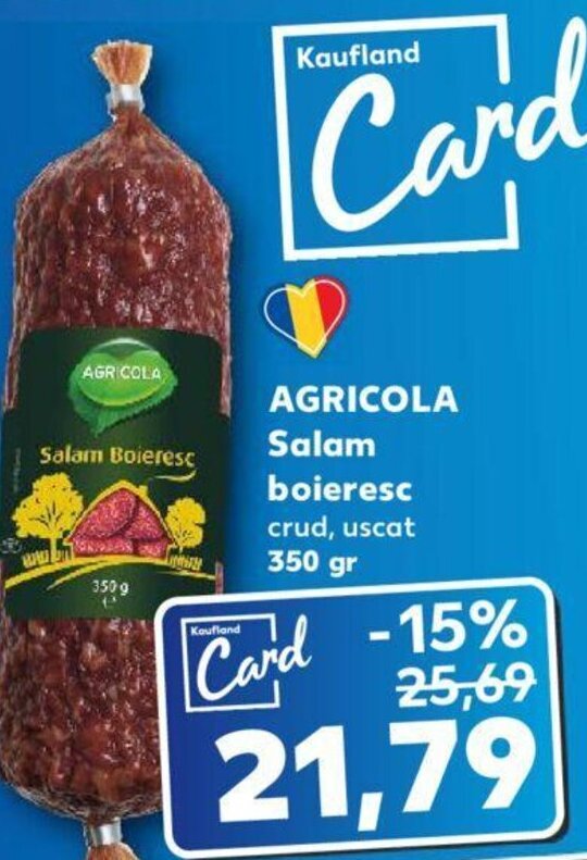 Kaufland AGRICOLA Salam boieresc Ofertă