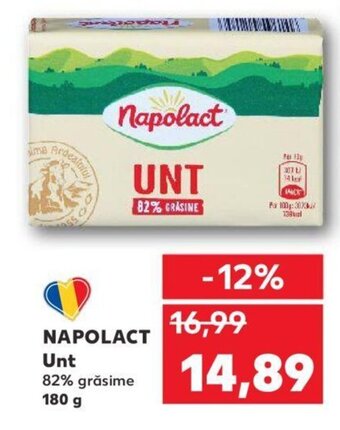 Kaufland NAPOLACT Unt 82% Ofertă