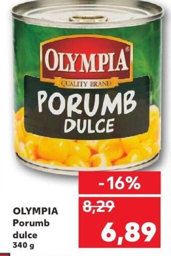 Kaufland OLYMPIA Porumb dulce 340 g Ofertă