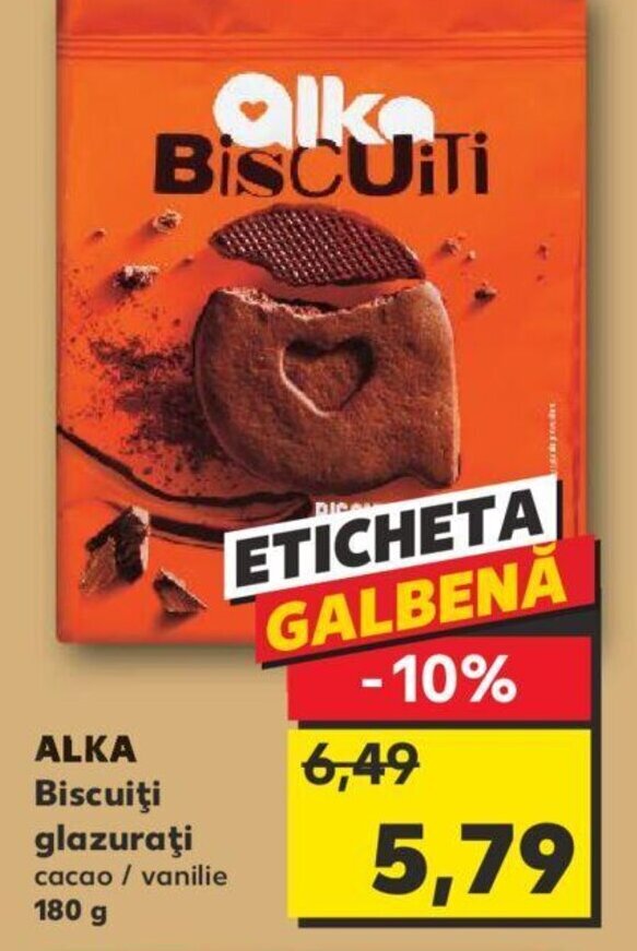 Kaufland ALKA Biscuiţi glazuraţi Ofertă