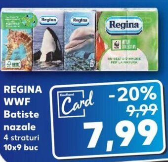 Kaufland REGINA WWF Batiste nazale Ofertă