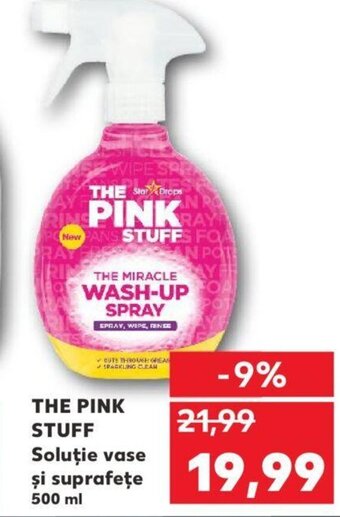 Kaufland THE PINK STUFF Soluţie vase și suprafețe Ofertă
