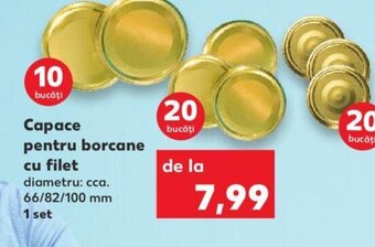 Kaufland Capace pentru borcane cu filet Ofertă