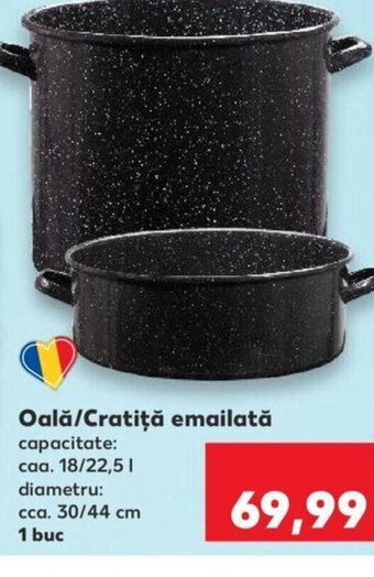 Kaufland Oală/Cratiță emailată Ofertă