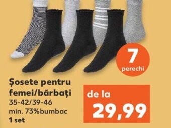 Kaufland Șosete pentru femei/bărbaţi Ofertă