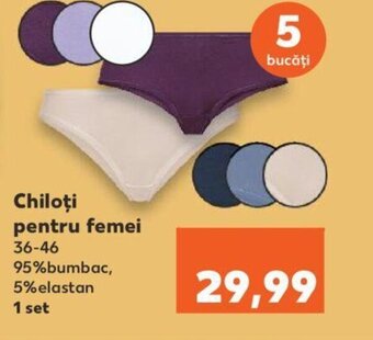 Kaufland Chiloţi pentru femei 36-46 Ofertă