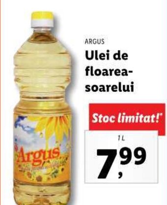 Lidl Ulei de floarea- soarelui Ofertă