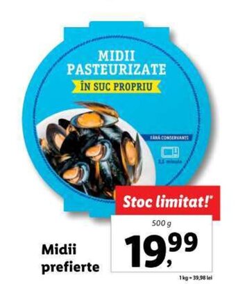 Lidl Midii prefierte Ofertă
