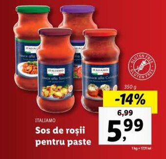 Lidl Sos de roșii pentru paste Ofertă