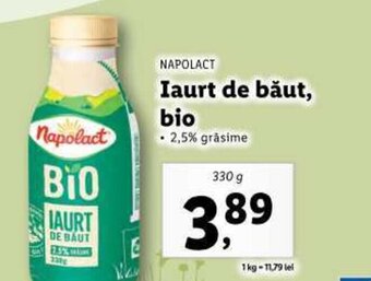 Lidl NAPOLACT Iaurt de băut, bio Ofertă