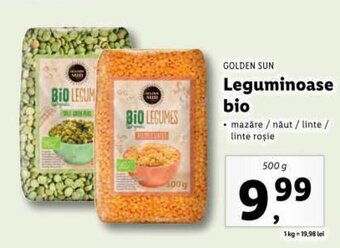 Lidl GOLDEN SUN Leguminoase bio Ofertă