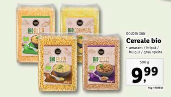 Lidl GOLDEN SUN Cereale bio Ofertă