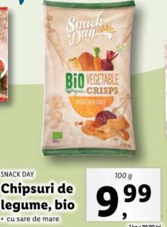 Lidl SNACK DAY Chipsuri de legume, bio Ofertă