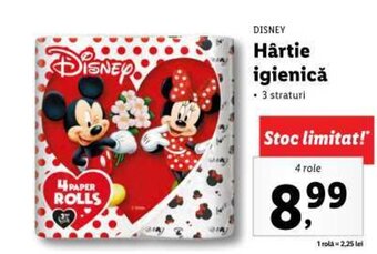 Lidl DISNEY Hârtie igienică Ofertă