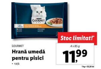 Lidl GOURMET Hrană umedă pentru pisici Ofertă