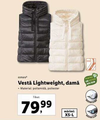 Lidl esmara Vestă Lightweight, damă Ofertă
