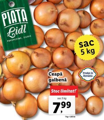 Lidl Ceapă galbenă Ofertă