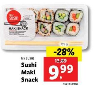 Lidl Sushi Maki Snack Ofertă
