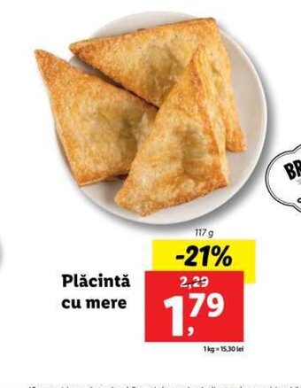 Lidl Plăcintă cu mere Ofertă