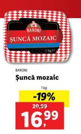 Lidl BARONI Şuncă mozaic Ofertă