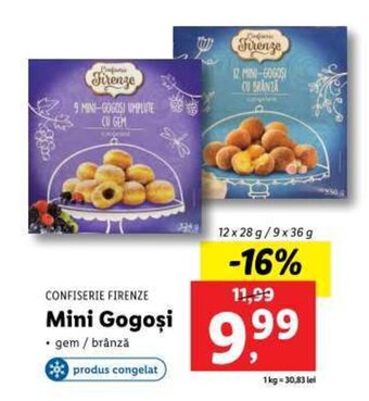 Lidl CONFISERIE FIRENZE Mini Gogoşi Ofertă