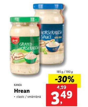 Lidl KANIA Hrean Ofertă