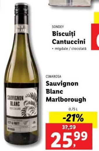 Lidl CIMAROSA Sauvignon Blanc Marlborough Ofertă