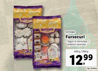 Lidl PATISIMO Fursecuri Ofertă
