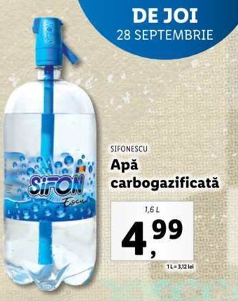 SIFONESCU Apă carbogazificată