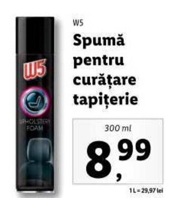 Lidl W5 Spumă pentru curățare tapiterie Ofertă