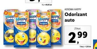 Lidl AEROMA HAPPY Odorizant auto Ofertă
