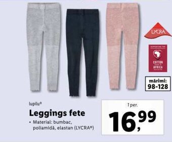 Lidl lupilu Leggings fete Ofertă