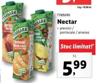Lidl TYMBARK Nectar Ofertă