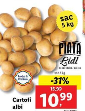 Lidl Cartofi albi Ofertă