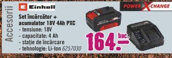 Hornbach Set încărcător + acumulator 18V 4Ah PXC Ofertă