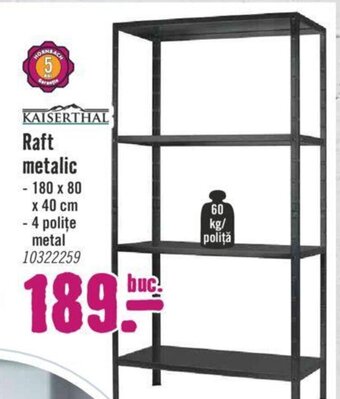 Hornbach Raft metalic Ofertă