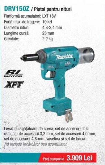 DRV150Z / Pistol pentru nituri