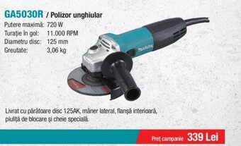 GA5030R/Polizor unghiular