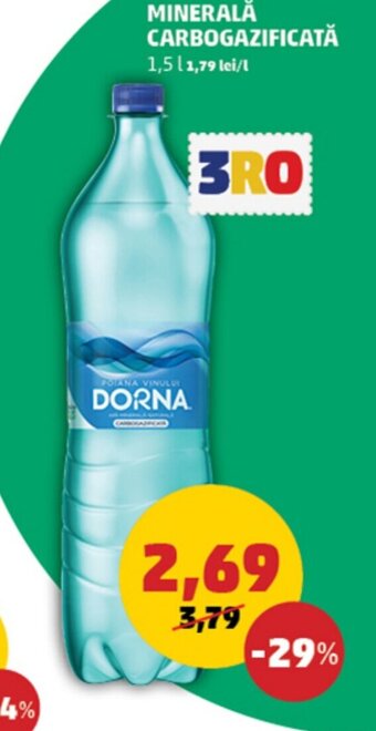 Penny DORNA APĂ MINERALĂ CARBOGAZIFICATĂ Ofertă