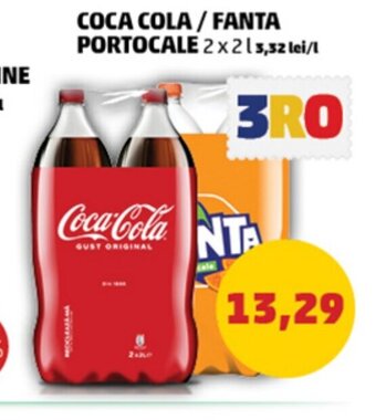 Penny COCA COLA FANTA PORTOCALE Ofertă